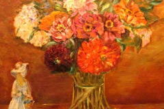 "Букет с георгинами", 